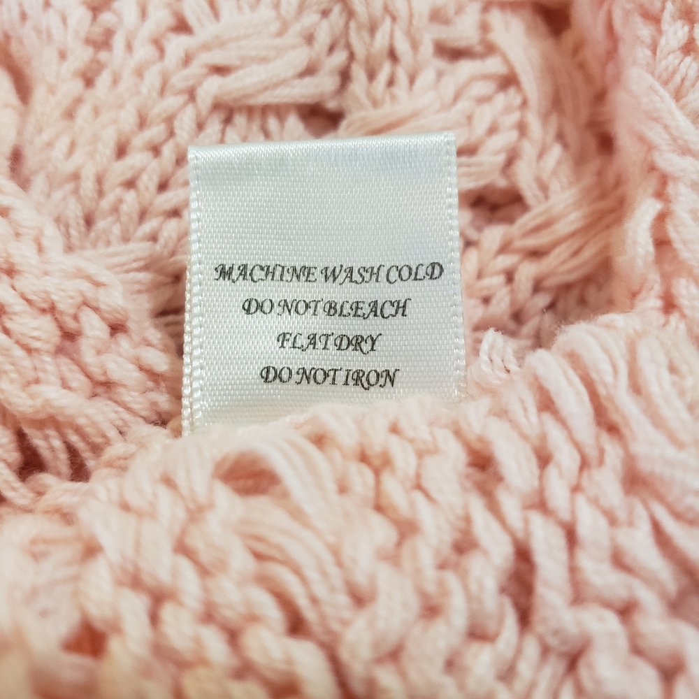 Blu Pepper Sweater, Soft Coral Pink, Sz M - Picture 8 of 8